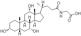 Structure of Glycocholic acid CAS 475-31-0