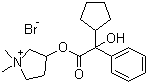 Structure of Glycopyrrolate CAS 596-51-0