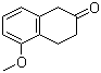 Structure of 5-Methoxy-2-tetralone CAS 32940-15-1