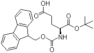Structure of Fmoc L Glutamic acid 1 tert butyl ester CAS 84793 07 7 - Fmoc-L-Glutamic acid 1-tert-butyl ester CAS 84793-07-7
