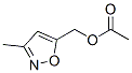 Structure 5-Isoxazolemethanol,3-methyl-,5-acetate CAS 43214-88-6