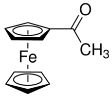 Structure of Acetylferrocene CAS 1271-55-2