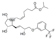 Structure of Travoprost CAS 157283-68-6