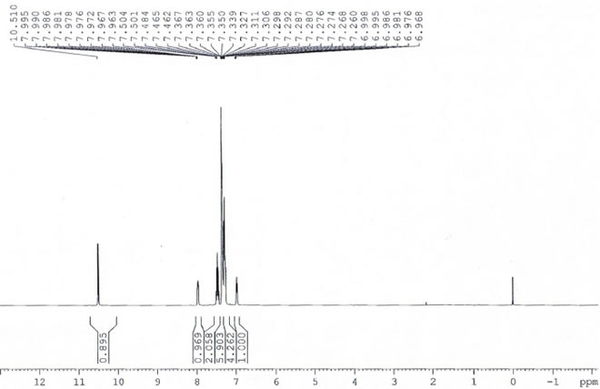 2-Diphenylphosphinobenzaldehyde CAS 50777-76-9 HNMR