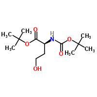 structure of N-Boc-L-homoserineButylEster CAS 81323-58-2