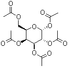 structure of 1,2,3,4,6-PENTA-O-ACETYL-ALPHA-D-GALACTOPYRANOSE CAS 4163-59-1