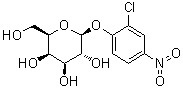 structure of 2-Chloro-4-nitrophenyl-beta-D-galactopyranoside CAS 123706-60-5