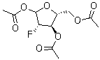 structure of 2-Deoxy-2-fluoro-D-arabinofuranose triacetate CAS 444586-86-1