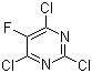structure of 2,4,6-Trichloro-5-fluoropyrimidine CAS 6693-08-9