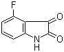 structure of 4-Fluoroindoline-2,3-dione CAS 346-34-9