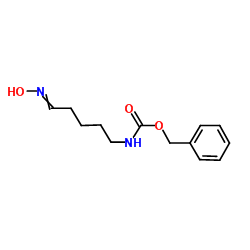 structure of Benzyl [5-(hydroxyimino)pentyl]carbamate CAS 135124-61-7