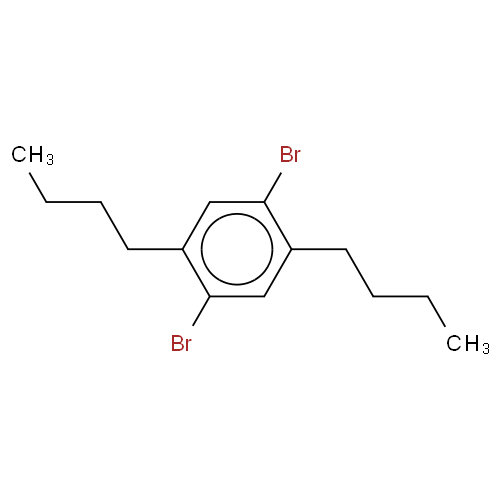 Structure of Benzene, 1,4-dibromo-2,5-dibutyl- CAS 200713-92-4
