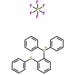 Structure of Diphenyl[2-(phenylsulfanyl)phenyl]sulfonium hexafluorophosphate CAS 75482-18-7
