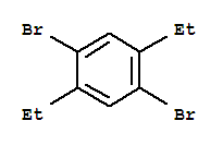 Struucture of 1,4-DIBROMO-2,5-DIETHYLBENZENE CAS 40787-48-2