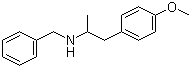 structure of 1-(4-Methoxyphenyl)-2-benzylaminopropane CAS 43229-65-8