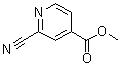 Structure of 2-Cyano-4-pyridine carboxylic acid Methyl ester CAS 94413-64-6