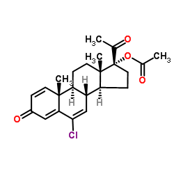 Structure of DelmadinoneAcetate CAS 13698-49-2