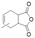 Structure of Tetrahydromethyl-1,3-isobenzofurandione CAS 11070-44-3