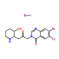 structure of Halofuginone Hydrobromide CAS 17395-31-2