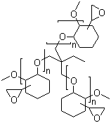 Structure of Poly[(2-oxiranyl)-1,2-cyclohexanediol] 2-ethyl-2-(hydroxymethyl)-1,3-propanediol ether (3;1) CAS 244772-00-7