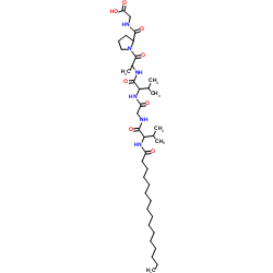 Structure of Lipopeptide Acetate CAS 171263-26-6