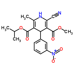 Structure of Nilvadipine CAS 75530-68-6