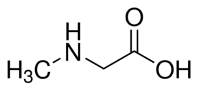 Structure of Sarcosine CAS 107-97-1