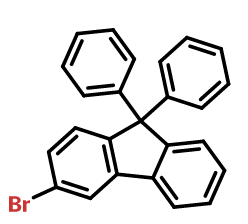 Structure of 3-BroMo-9,9-diphenyl-9H-fluorene CAS 1547491-70-2