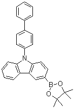 Structure of 3-Boronic acid pinacol carbazole -N-Biphenylcarbazole CAS 1391729-66-0