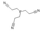 Structure of Tris(2-cyanoethyl)phosphine CAS 4023-53-4