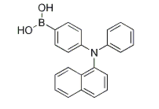 Structure of (4-(Naphthalen-1-yl(phenyl)-amino)phenyl)boronic acid CAS 717888-41-0