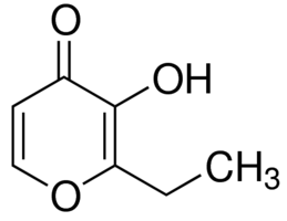 Structure of Ethyl maltol CAS 4940-11-8