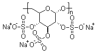 Structure of Dextran sulfate sodium CAS 9011-18-1