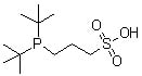 Structure of 3-(di-tert-butylphosphino)propane-1-sulfonic acid CAS 1055888-89-5